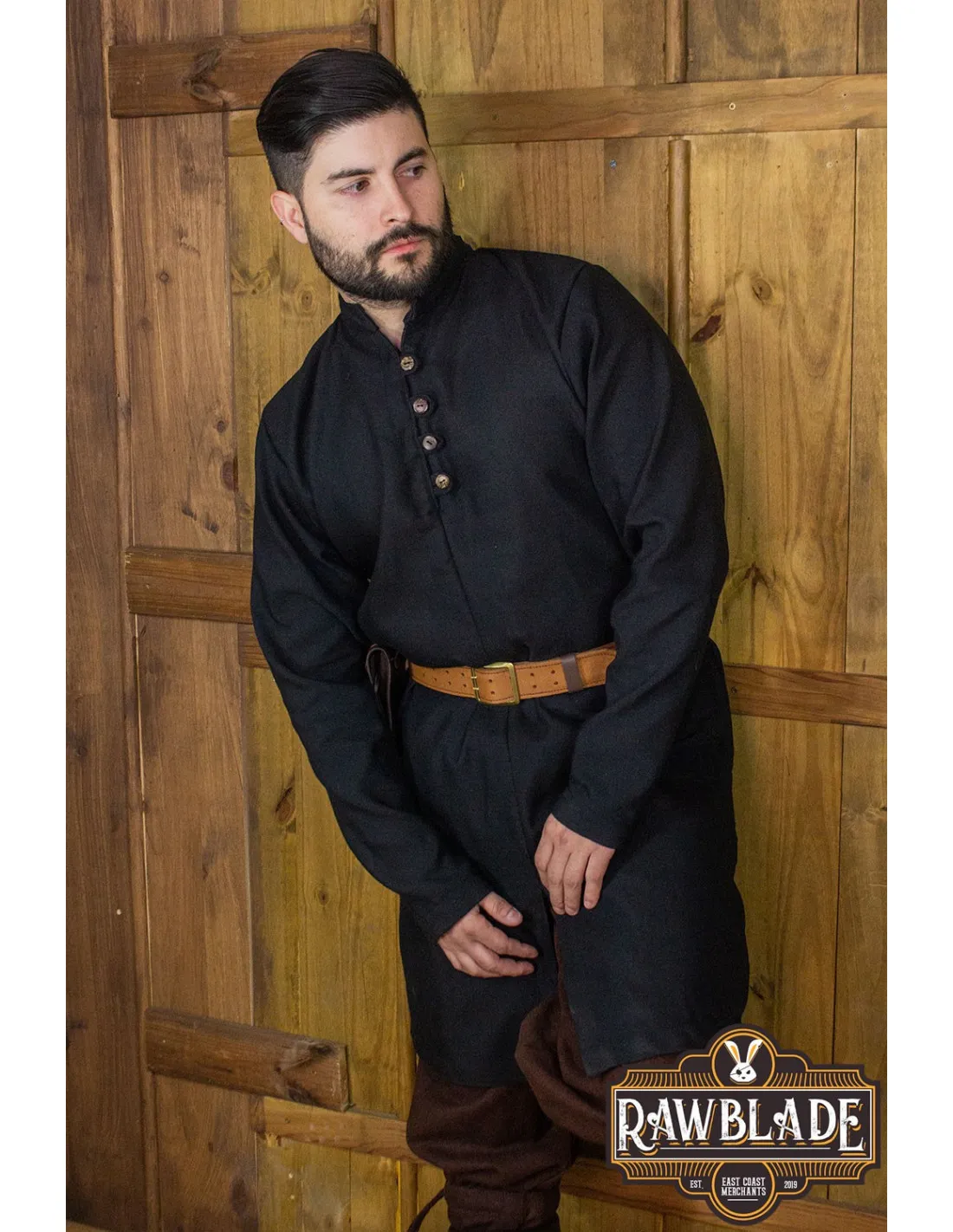 TúNICA MEDIEVAL RADOVAN  NEGRO
