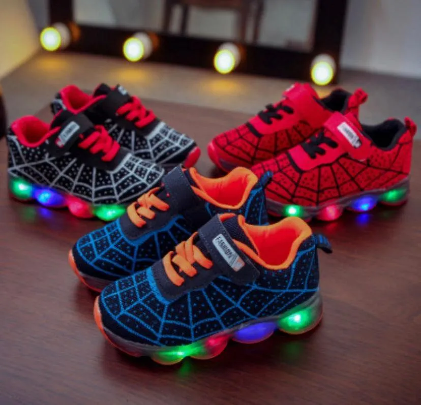 Unisex toddler baby beautiful led sneakers shoes