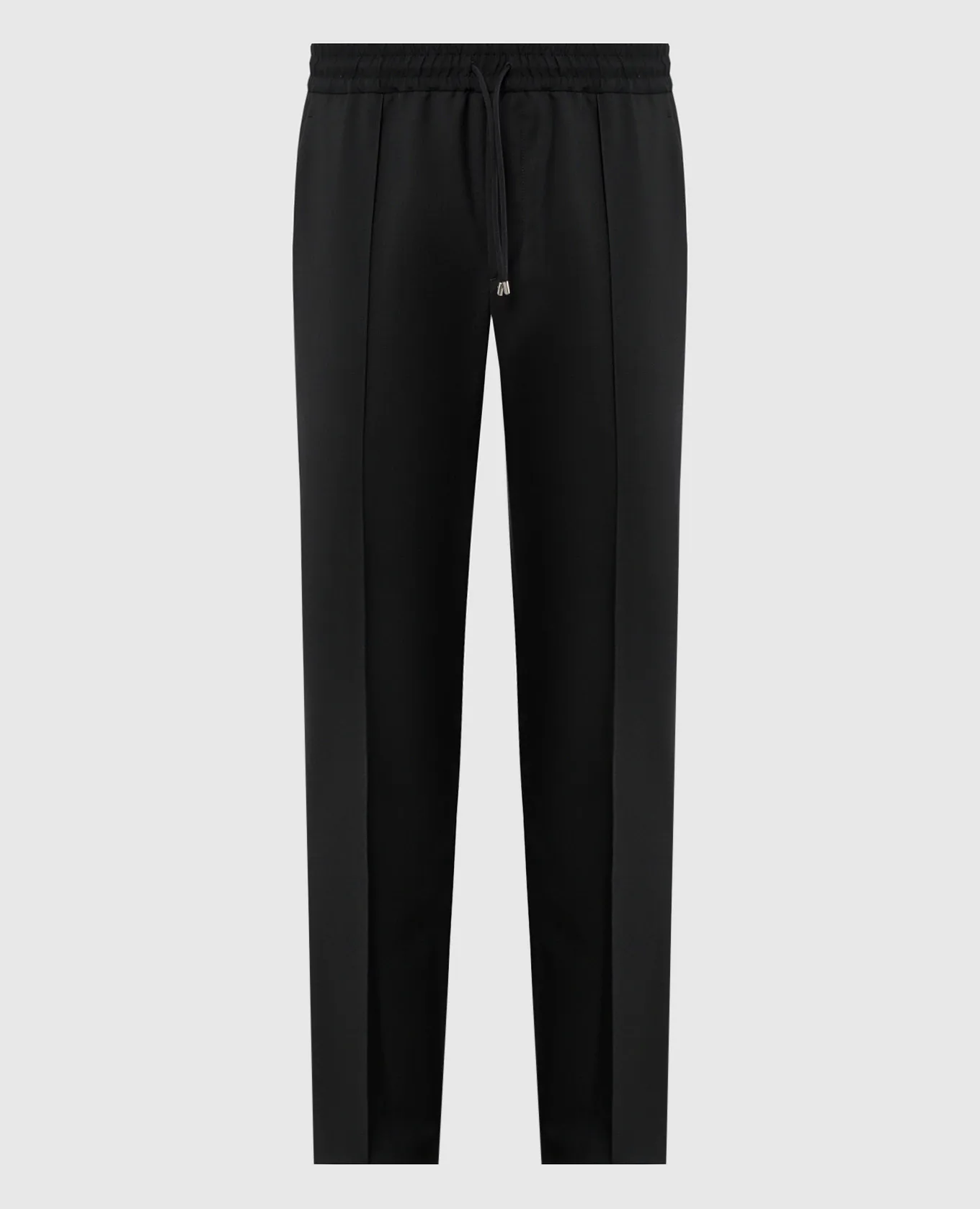 Valentino Black wool and mohair pants