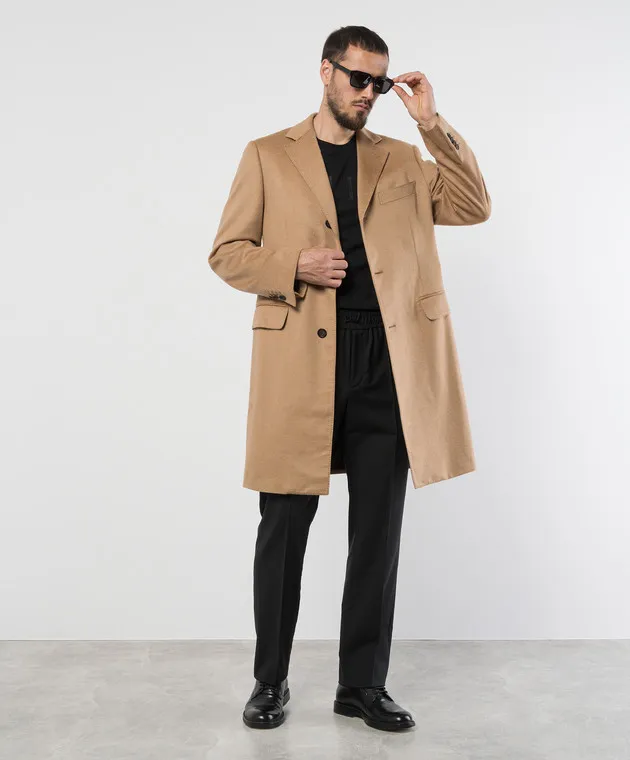 Valentino Black wool and mohair pants