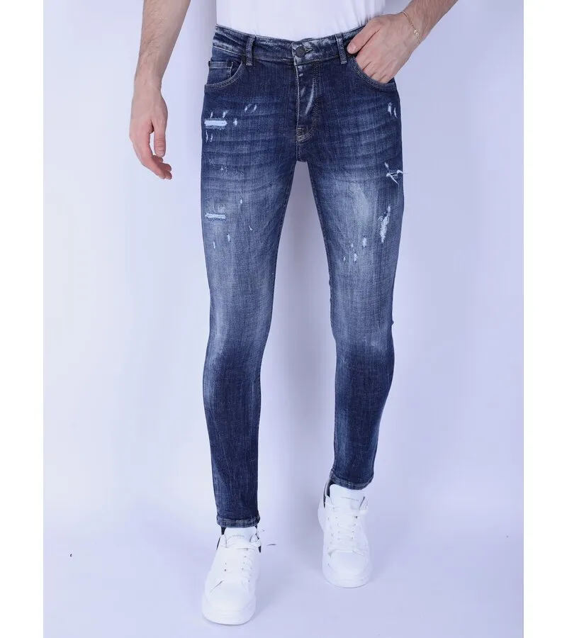 VAQUERO AZUL STONE WASHED JEANS SLIM FIT 1103  AZUL