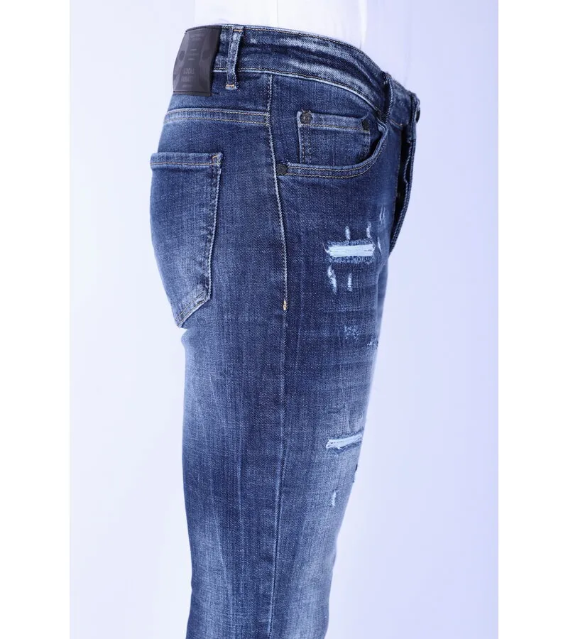 VAQUERO AZUL STONE WASHED JEANS SLIM FIT 1103  AZUL