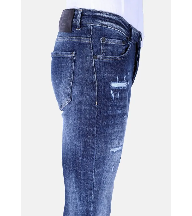 VAQUERO AZUL STONE WASHED JEANS SLIM FIT 1103  AZUL