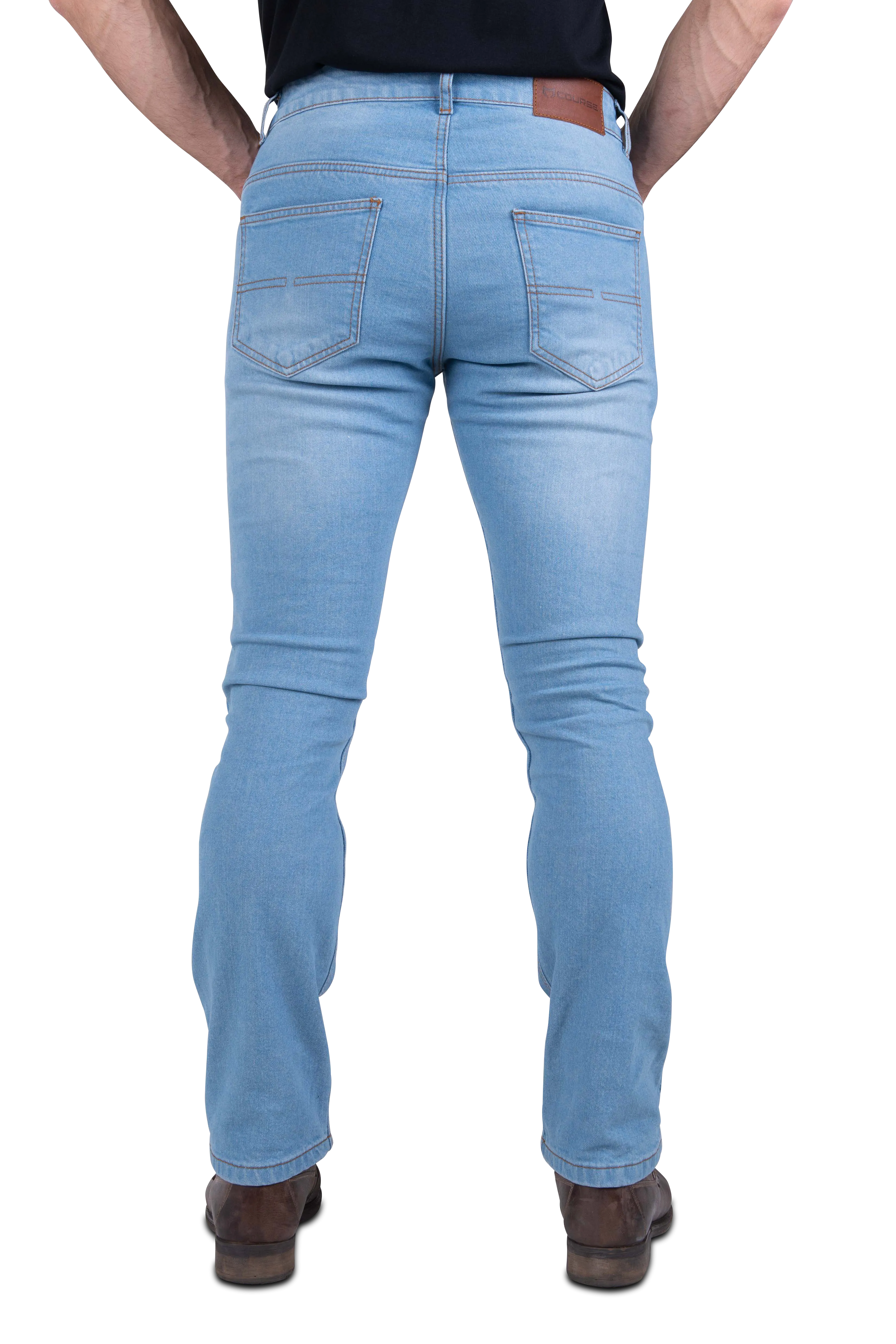 Vaqueros de Moto Course Jones Regular Azul Claro