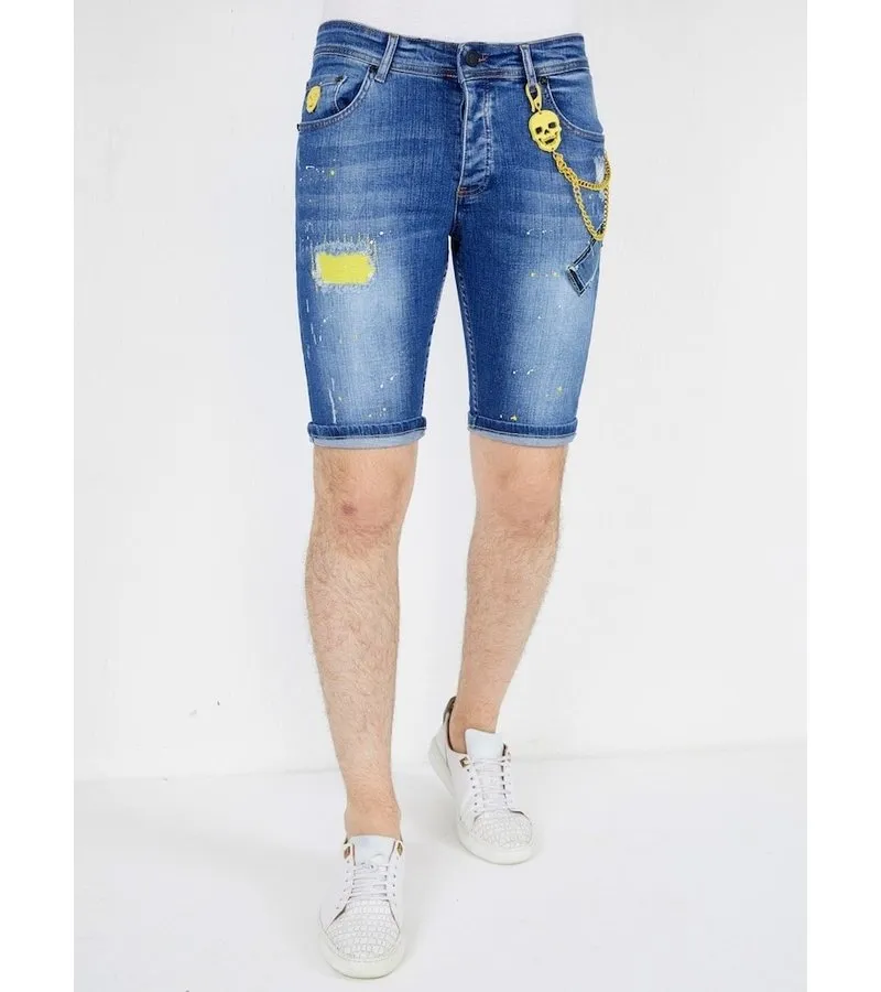 VAQUEROS HOMBRE CORTOS  1046  AZUL