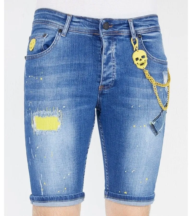 VAQUEROS HOMBRE CORTOS  1046  AZUL