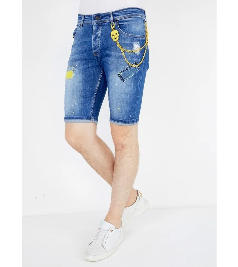 VAQUEROS HOMBRE CORTOS  1046  AZUL