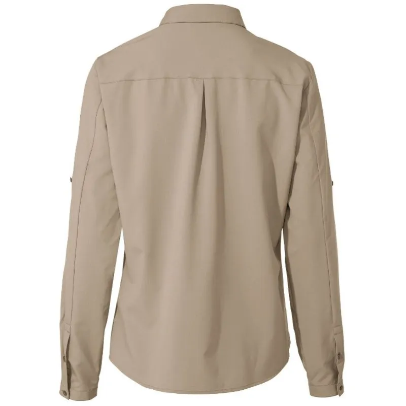 Vaude Camisa Rosemoor LS IV (lino) Camisa de senderismo para mujer