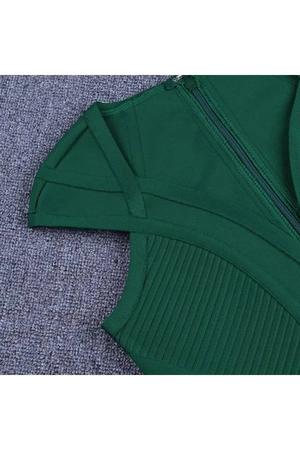 Vestido bandage Prado verde lujo hasta XL