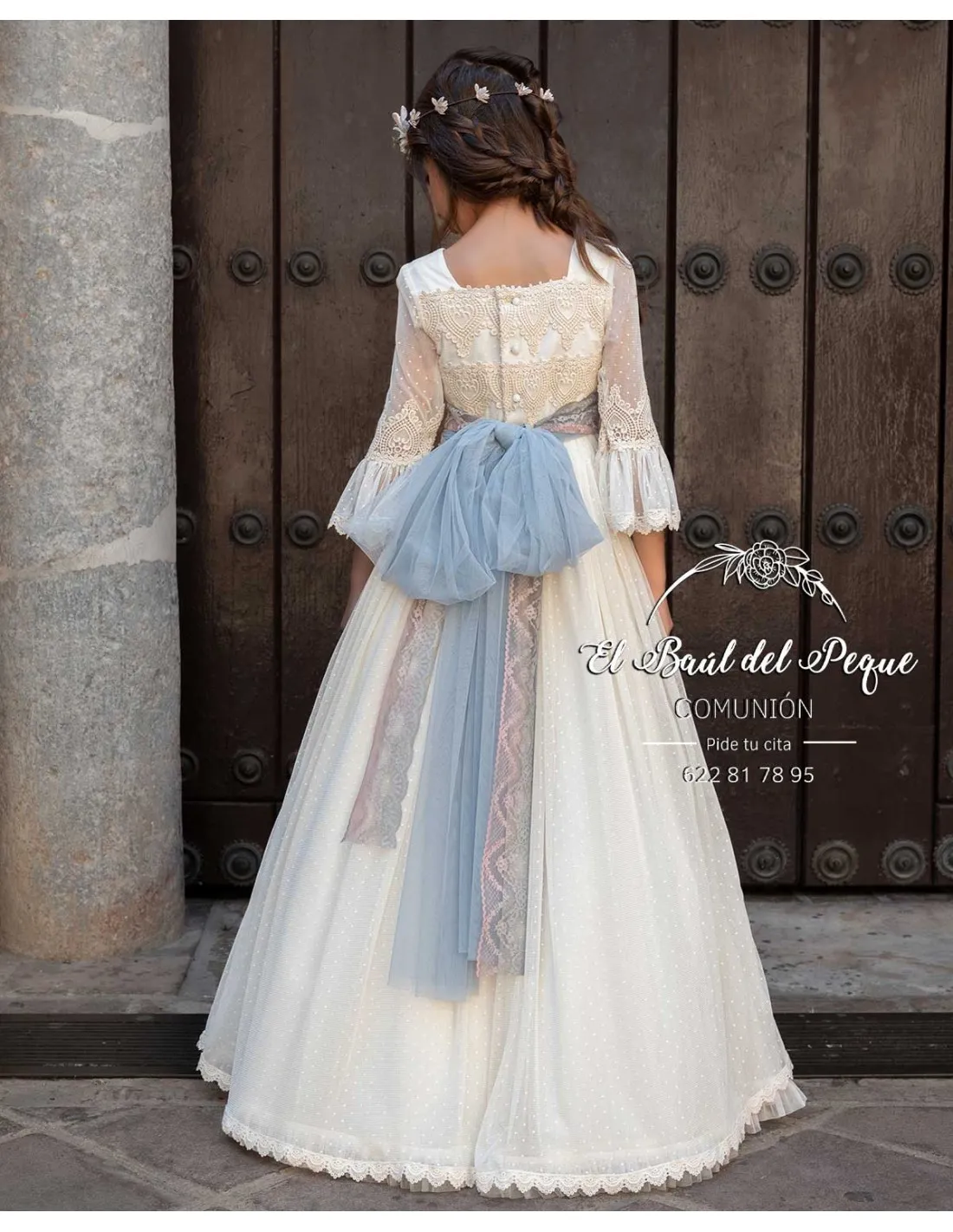 Vestido Comunión Manuela Macías 2024 Modelo Geraldine