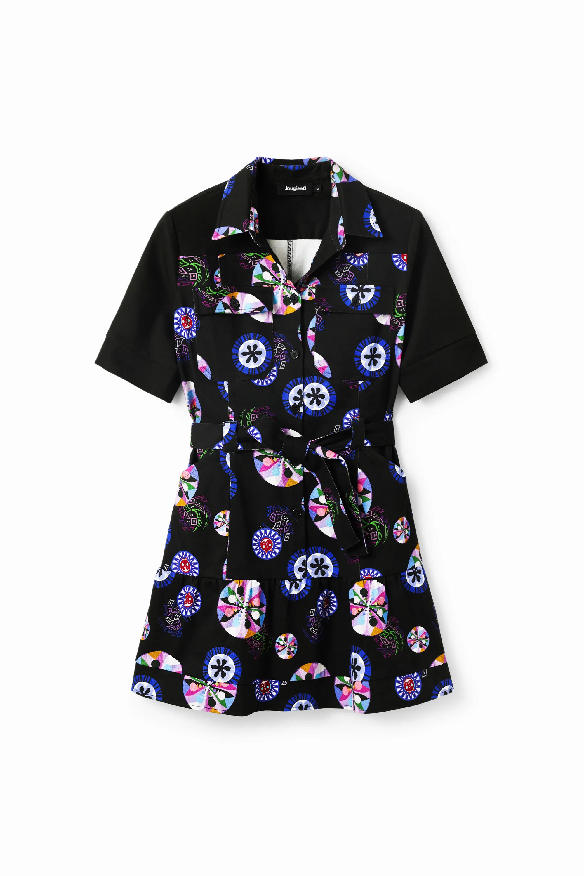 Vestido corto camisero bolas M. Christian Lacroix