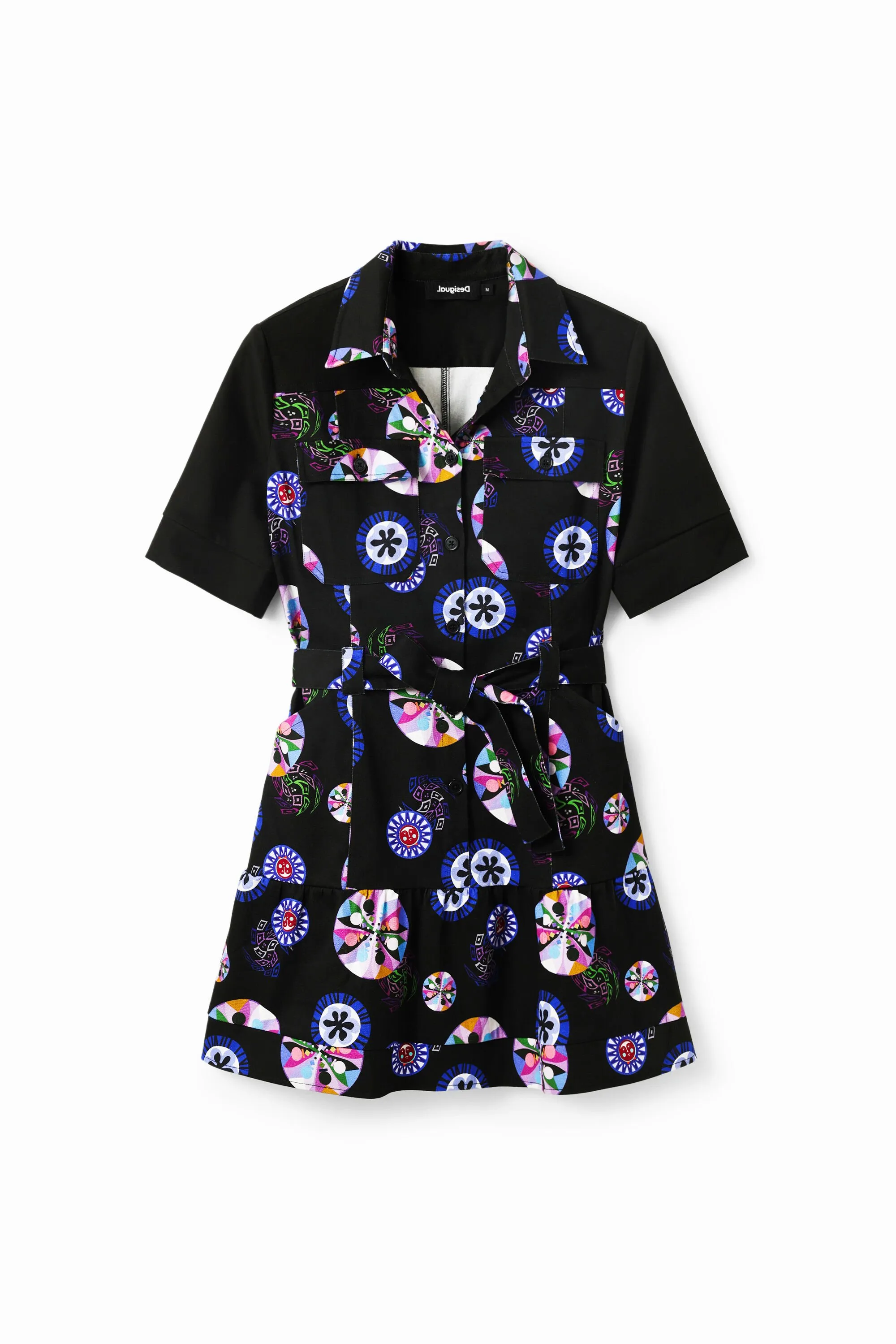 Vestido corto camisero bolas M. Christian Lacroix