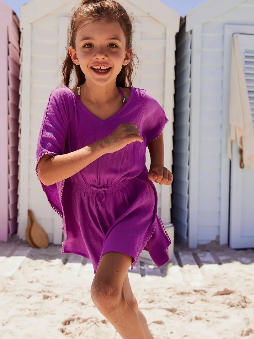 VESTIDO DE PLAYA  PURPURA