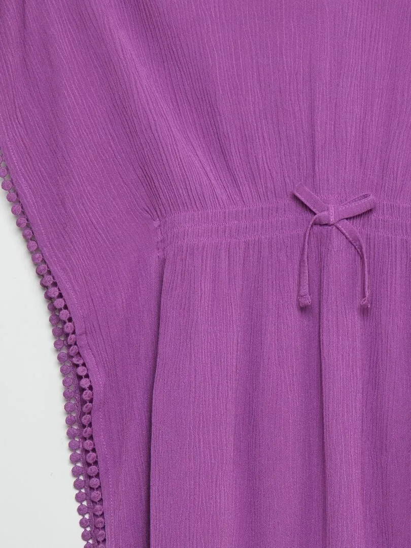 VESTIDO DE PLAYA  PURPURA