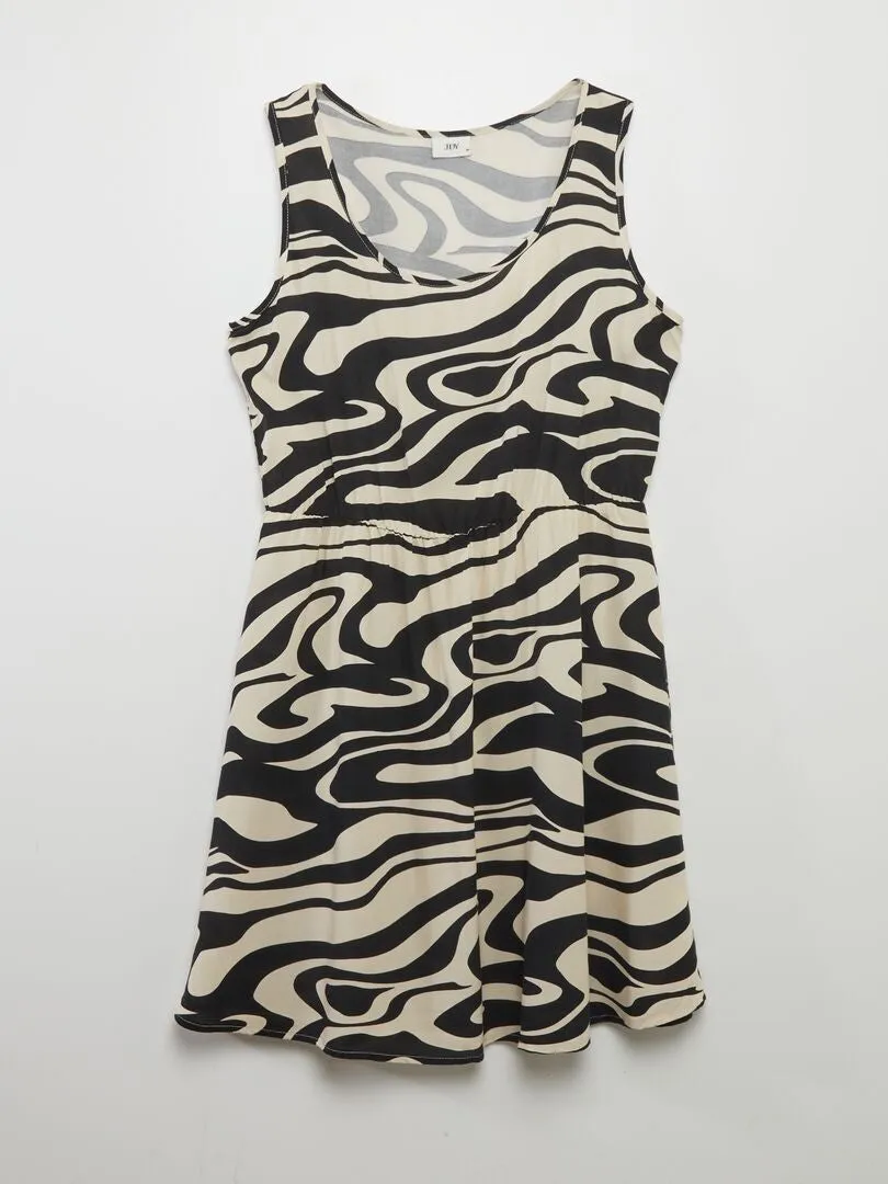 VESTIDO LIGERO CORTO 'JDY'  NEGRO
