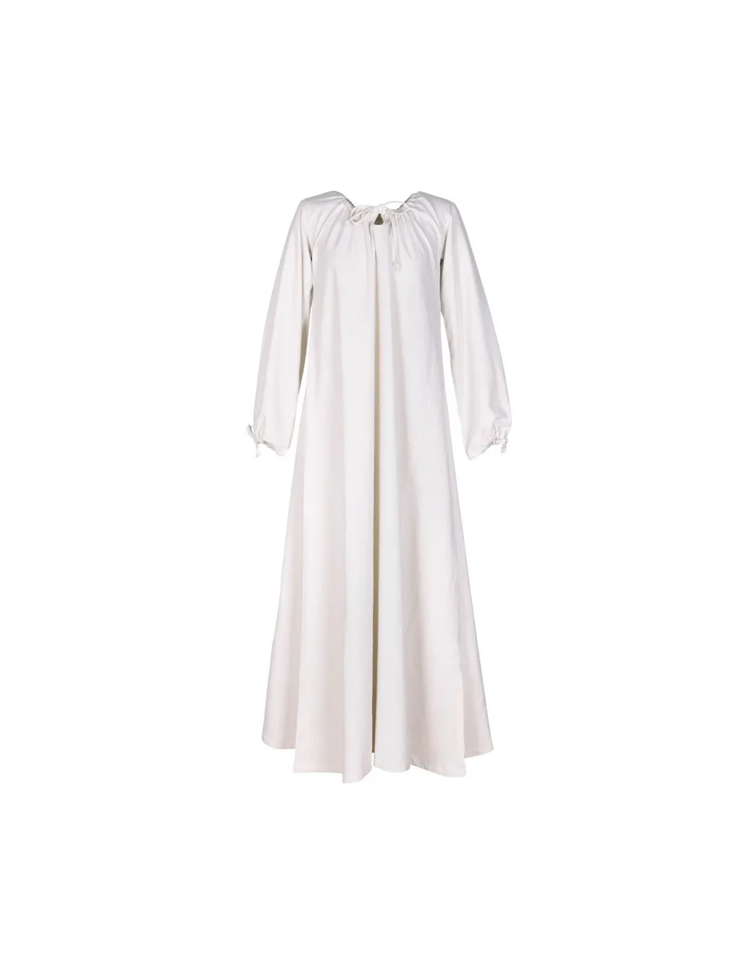 Vestido medieval Ana, blanco