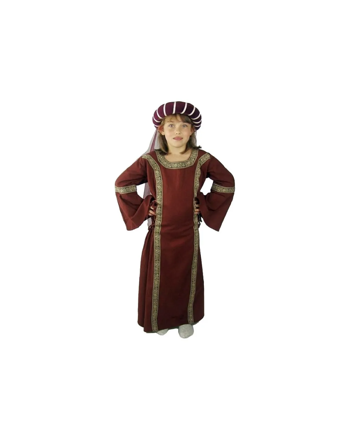 Vestido medieval para niñas