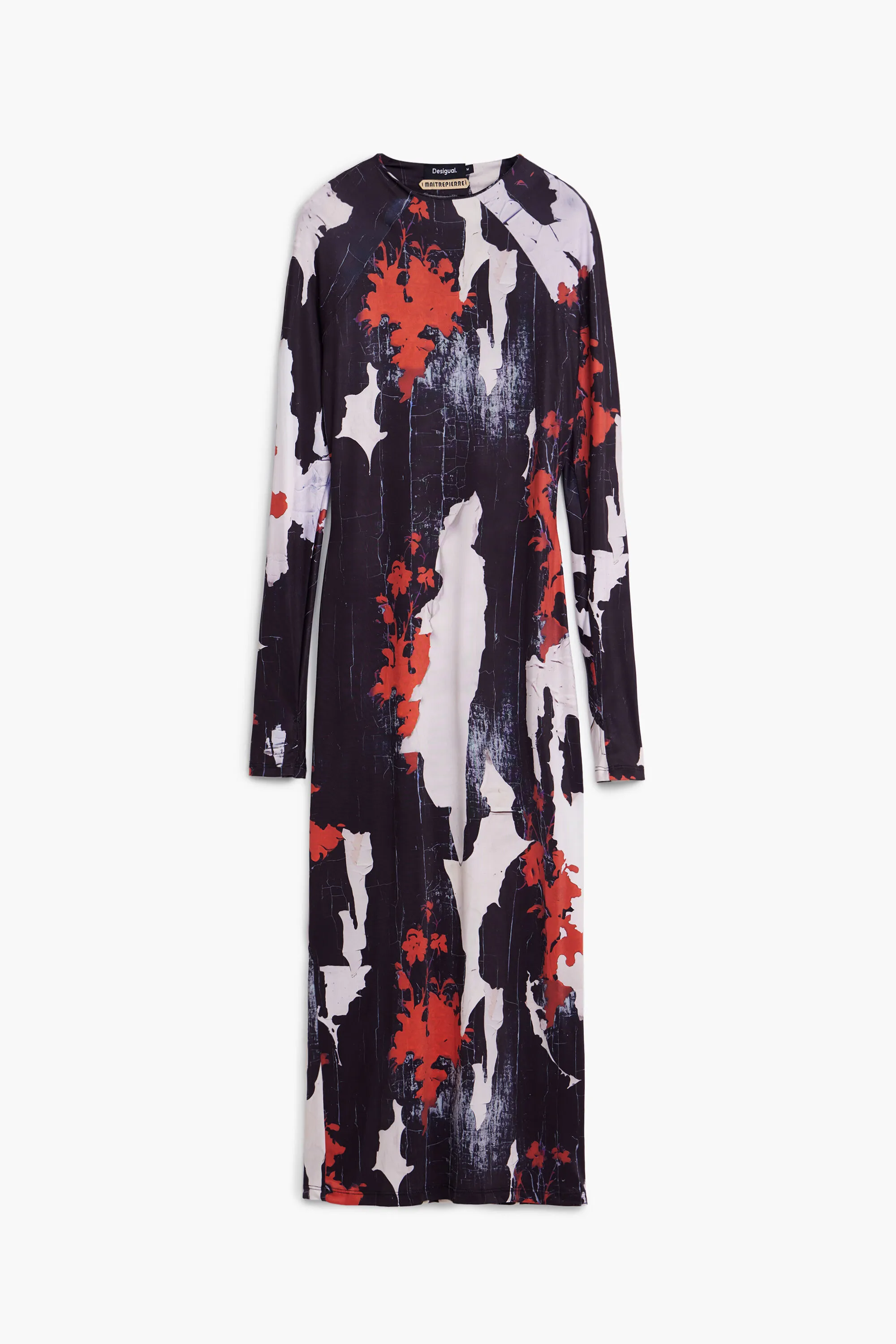 Vestido midi estampado Maitrepierre