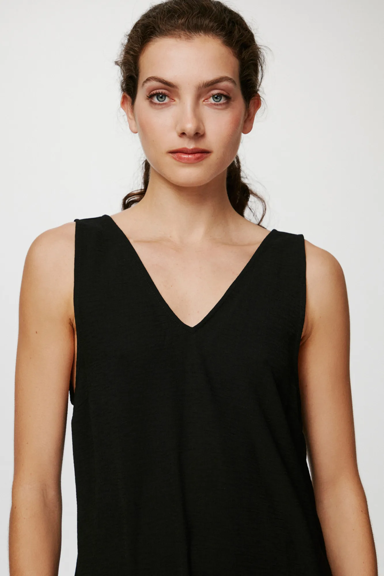 Vila Vestido midi sin mangas