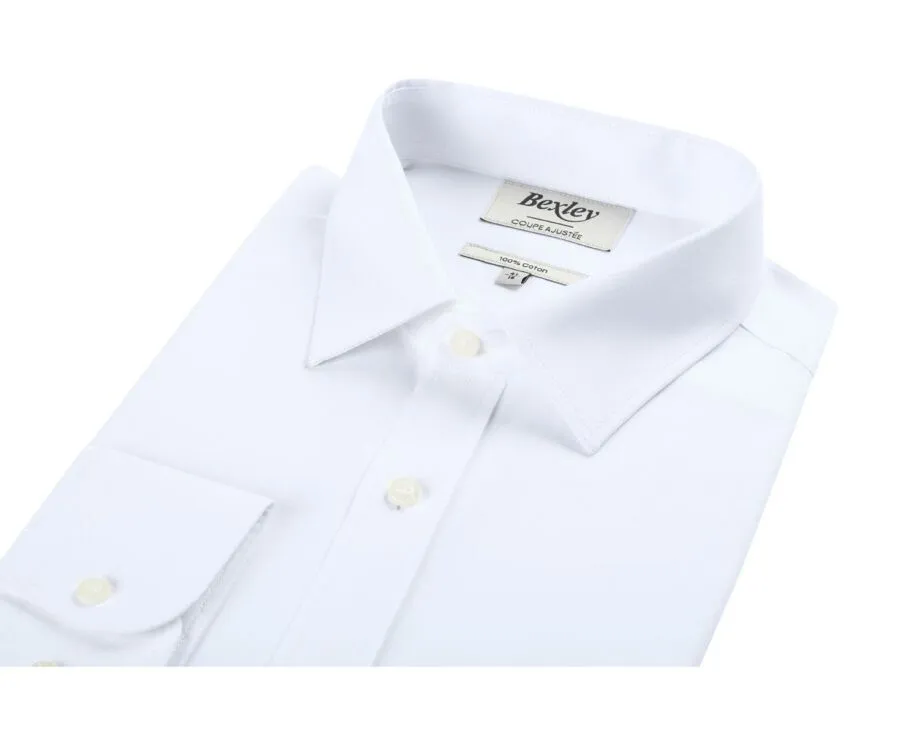 WHITE OXFORD COTTON SHIRT  EVRARD