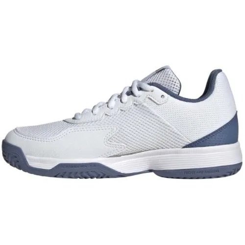 ZAPATILLAS ADIDAS COURTFLASH JUNIOR BLANCOAZUL