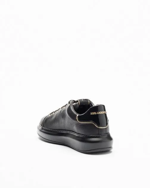 Zapatillas blancas Karl Lagerfeld Kapri Mens Metal Maison Karl Lc Negro