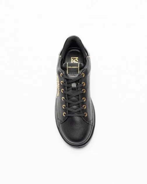 Zapatillas blancas Karl Lagerfeld Kapri Mens Metal Maison Karl Lc Negro