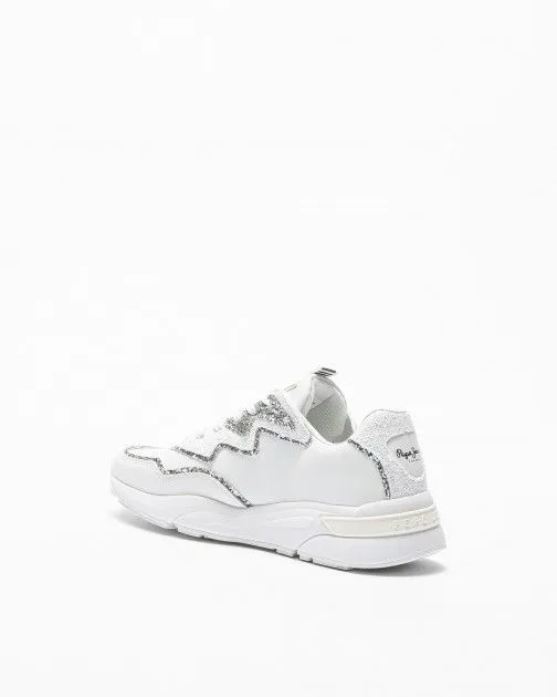 Zapatillas blancas Pepe Jeans London Arrow Marlow Blanco