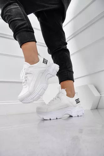 Zapatillas De Dama Con Plataforma Moda Sneakers Moda Art2600