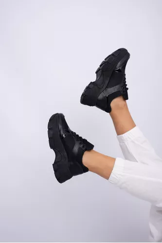 ZAPATILLAS DE DAMA MODA ALTAS PLATAFORMA SNEAKERS ART3001