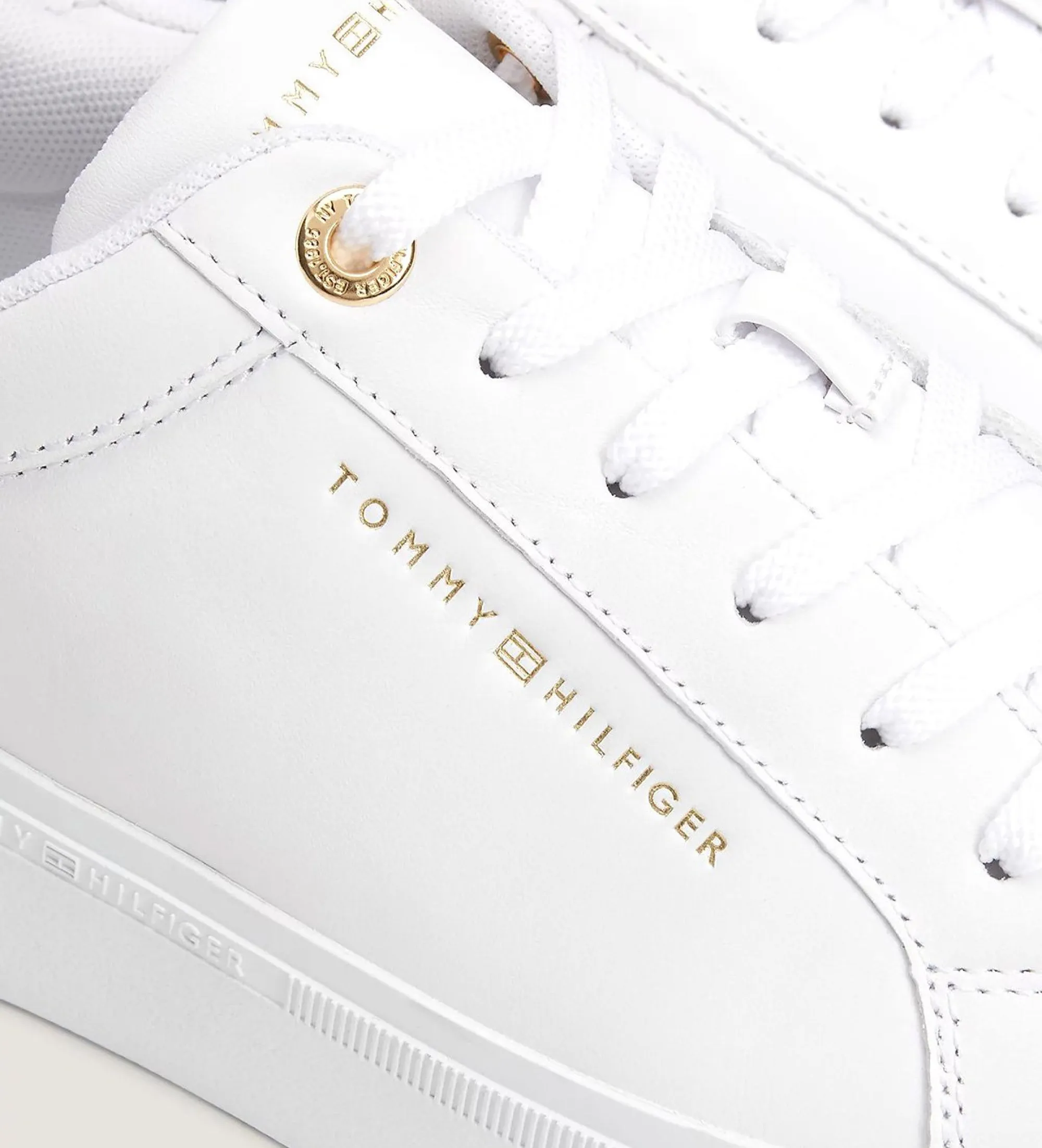 Zapatillas de Piel Elevated Essential blanco