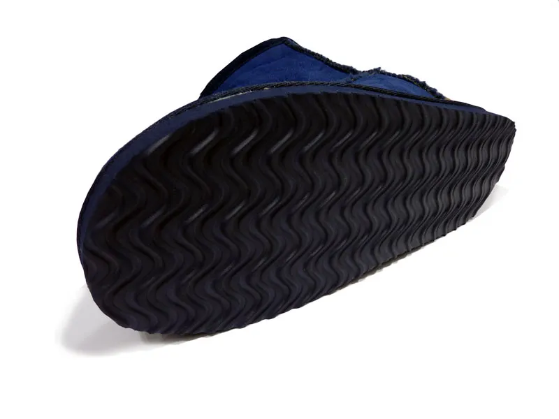 Zapatillas Muydemi tipo botín azules para estar por casa