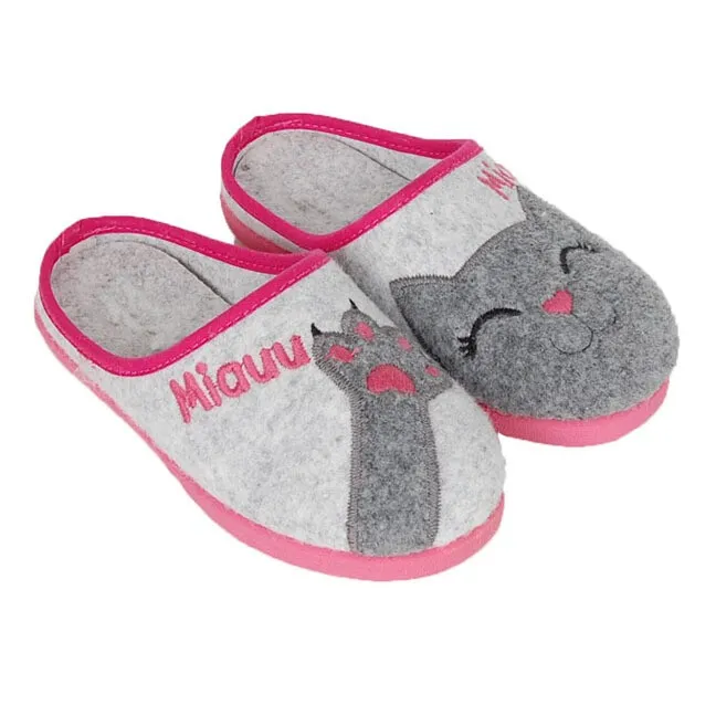 Zapatillas Niña  Estar Por Casa Modelo Gato